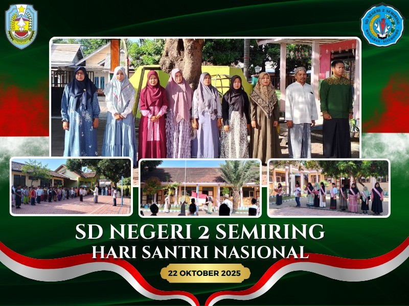SD Negeri 2 Semiring Meriahkan Peringatan Hari Santri Nasional 2025