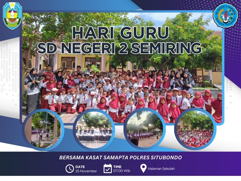 Peringati Hari Guru Nasional, SD Negeri 2 Semiring Gelar Upacara Khidmat